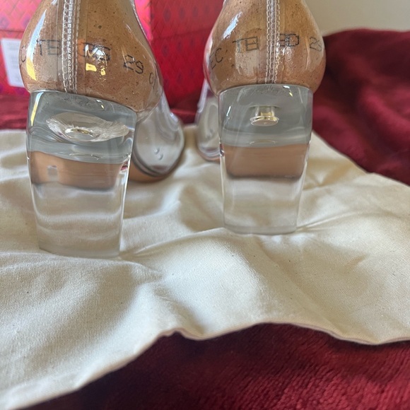 Tory BURCH Clear pumps 90mm Square Toe heel - Picture 6 of 11